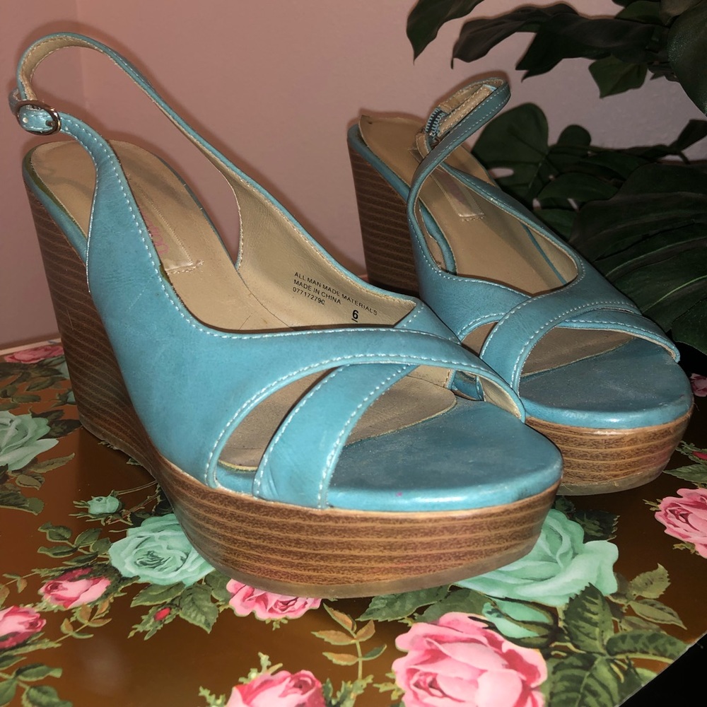 Turquoise Wedges